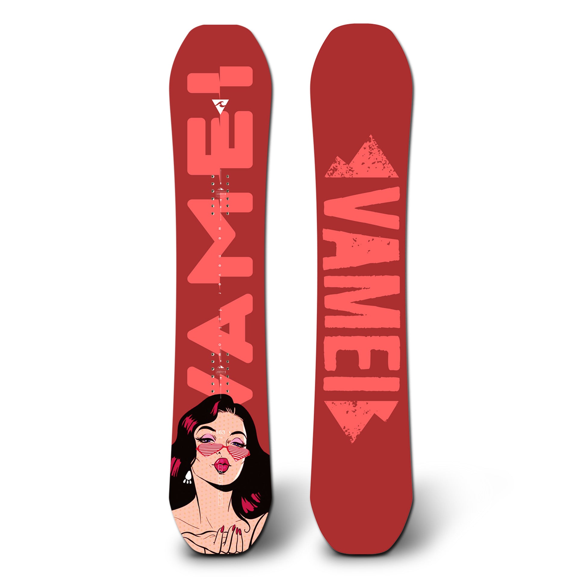 "Vamei Camber All Mountain Snowboard VM55"