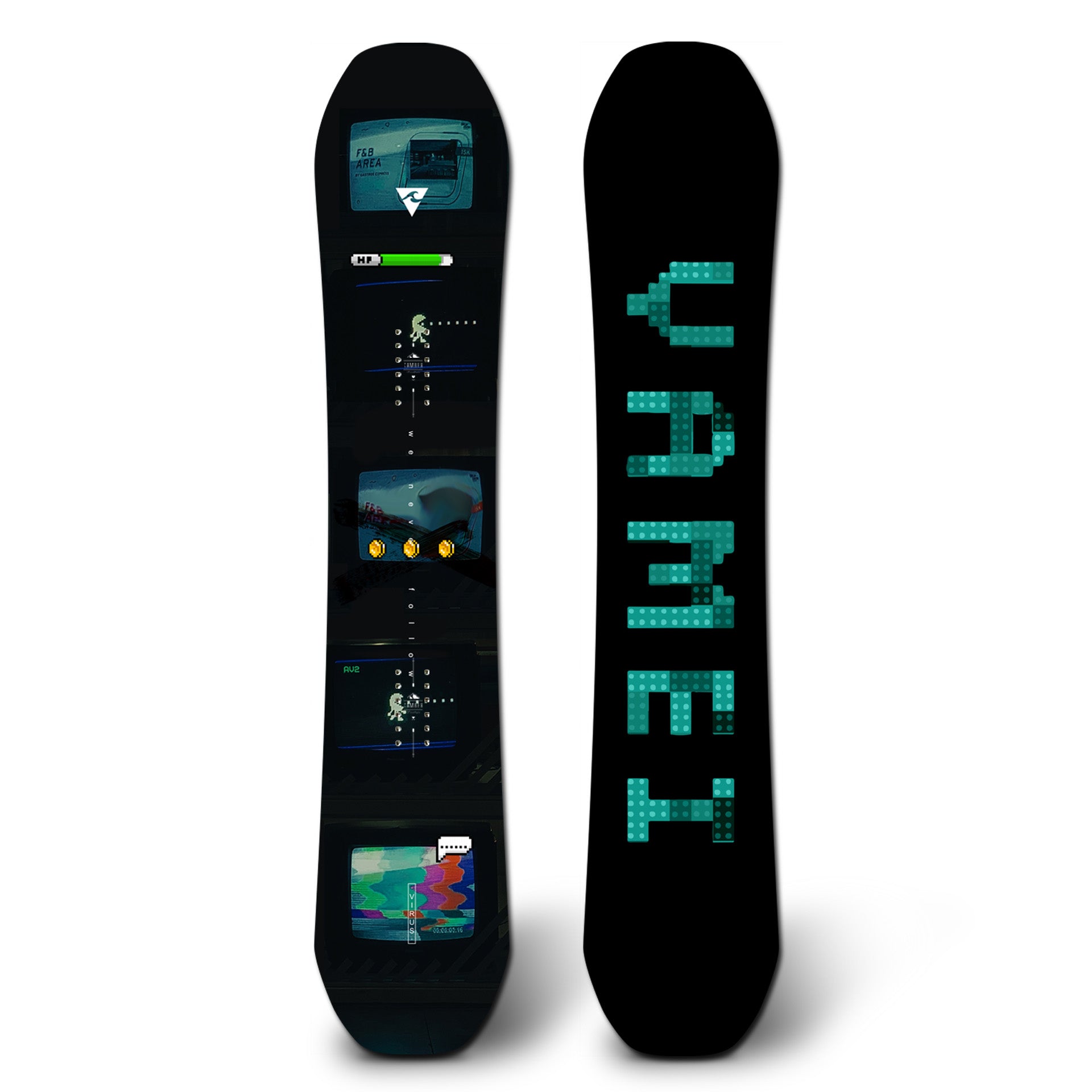 VAMEI park and all-mountain snowboard with carbon fiber inner core VM57
