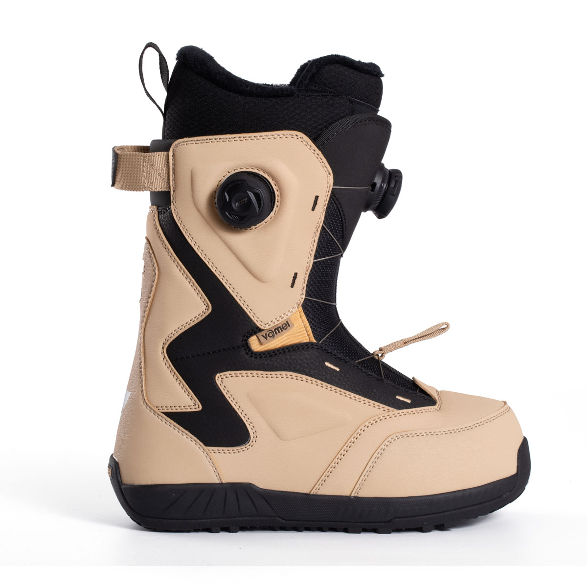 Vamei Black Brown Snowboard Boots