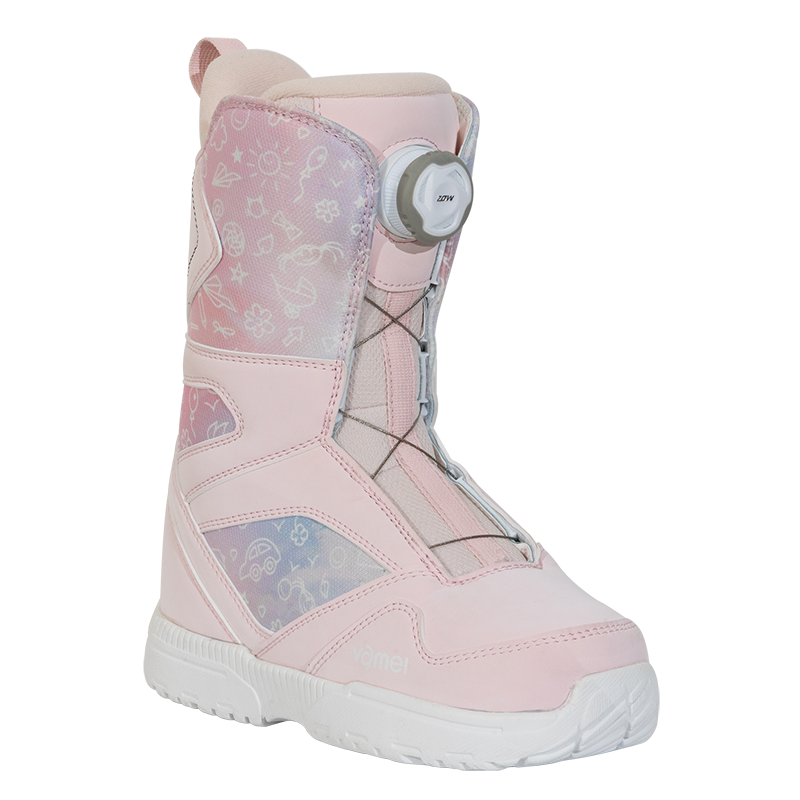 Vamei Kids Snowboard Boots - Pink