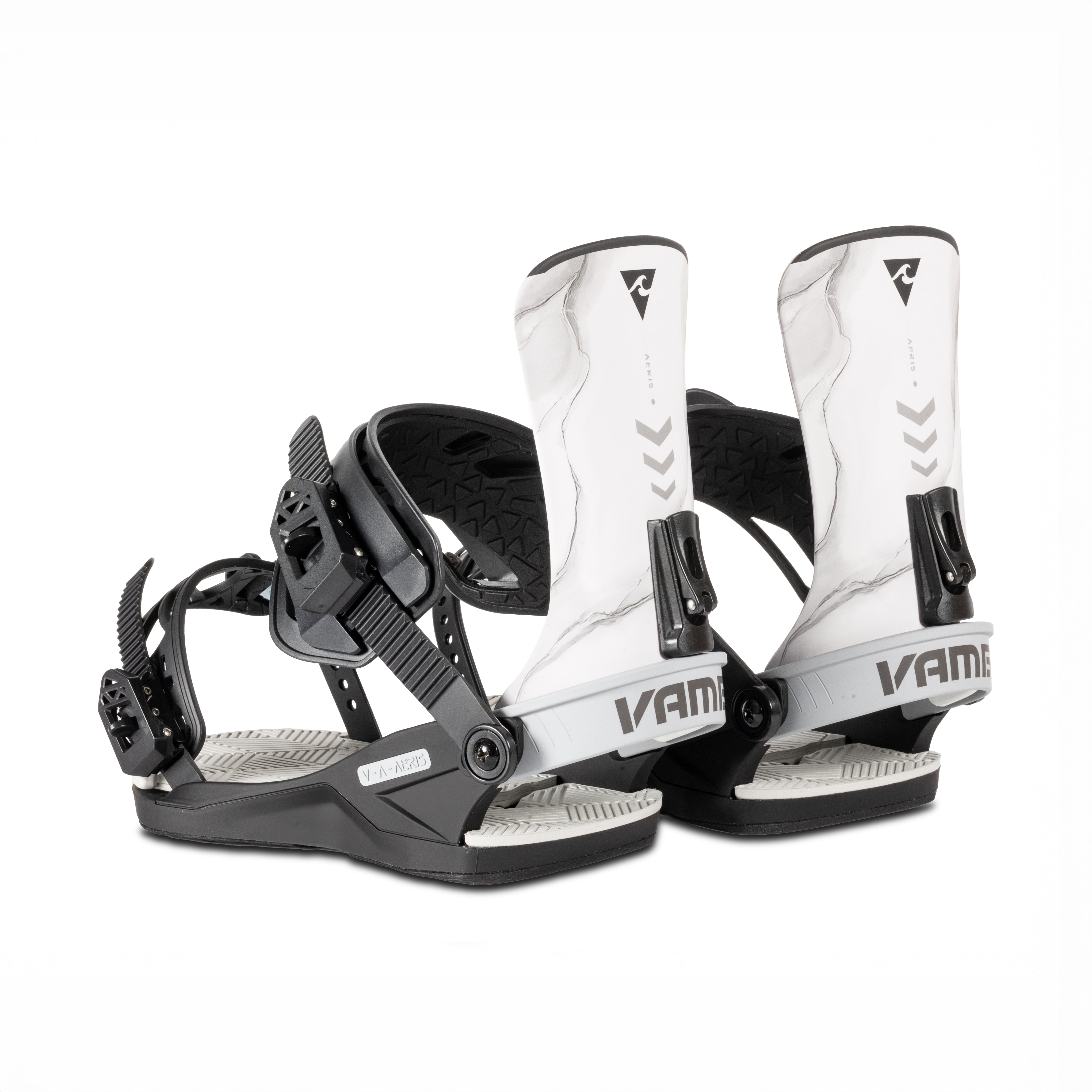 VAMEI Black Snowboard Bindings (Midnight Black Classic Bindings)