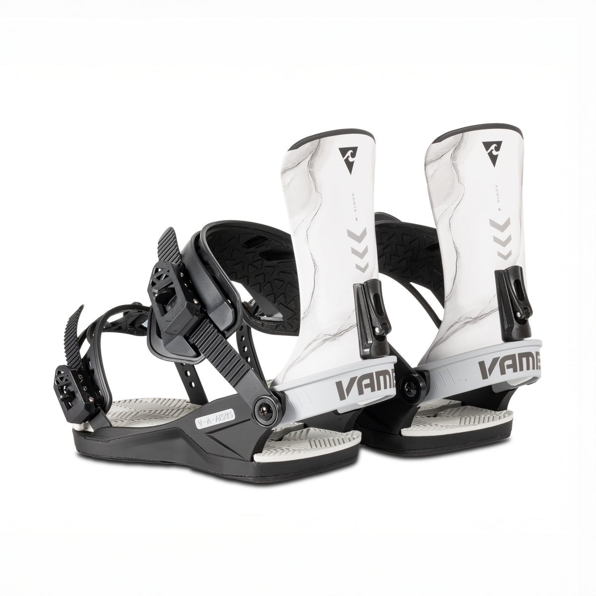 VAMEI Black Snowboard Bindings (Midnight Black Classic Bindings)