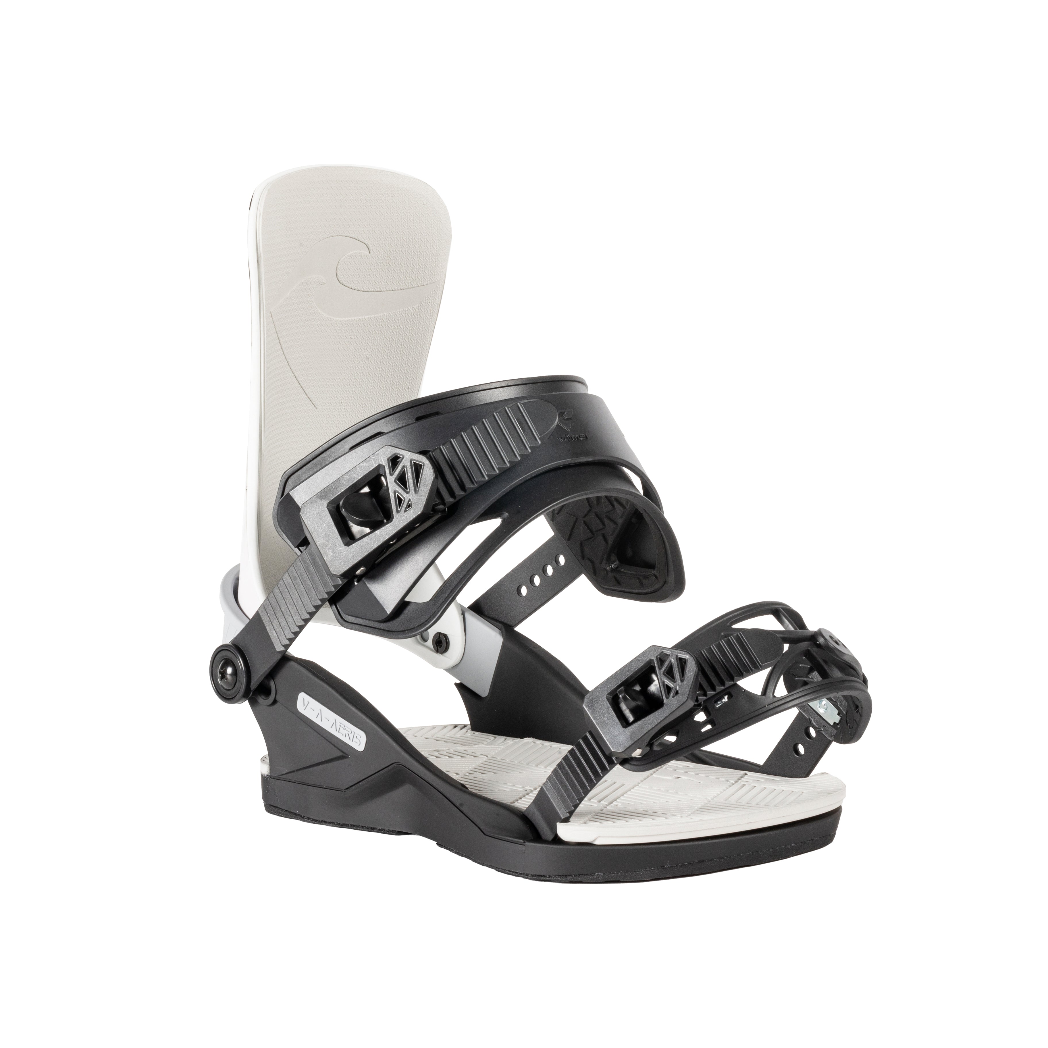 VAMEI Black and white Snowboard Bindings ( Ebony & Ivory Advance Bindings)