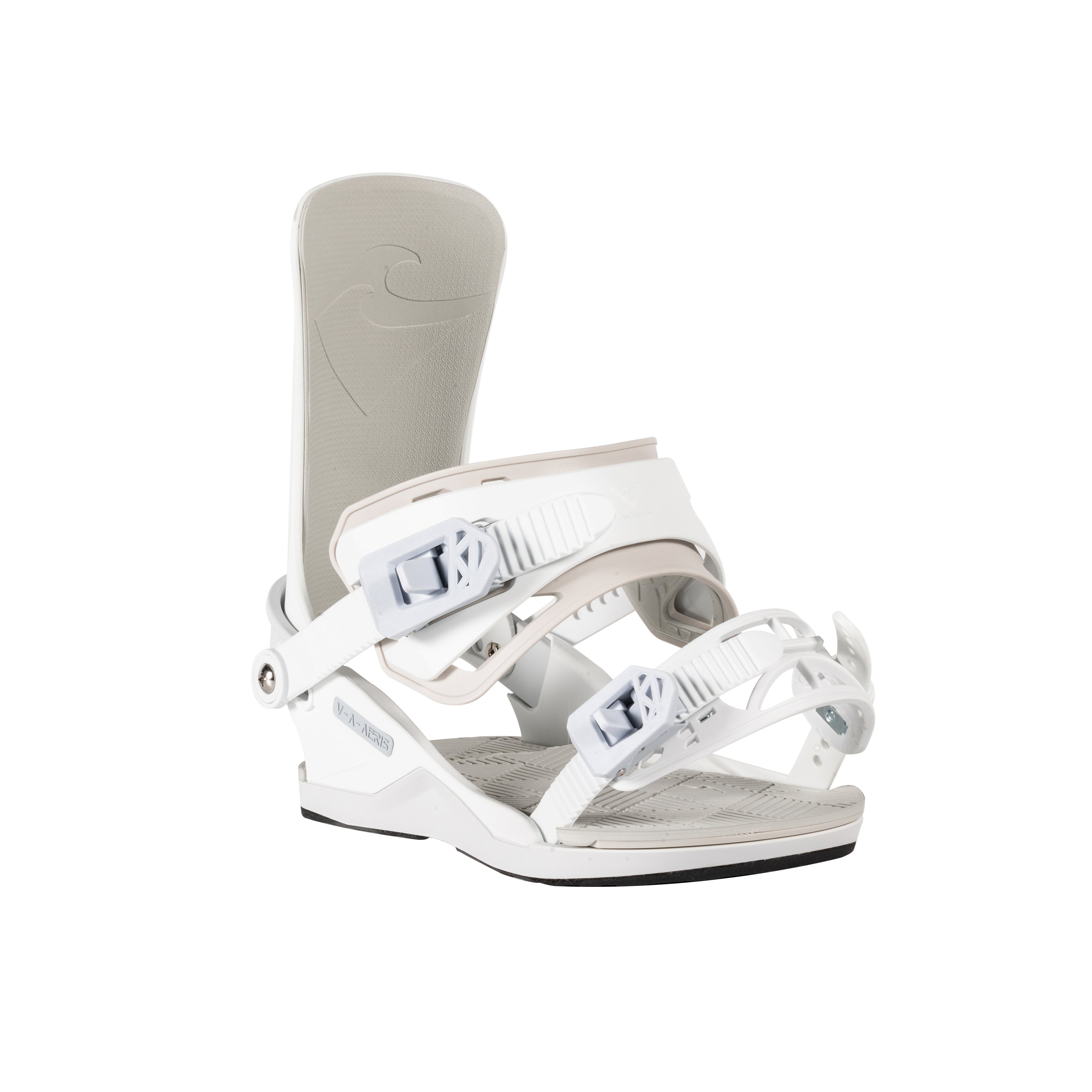 VAMEI White and gray Snowboard Bindings ( Ash Gray Advance Bindings)