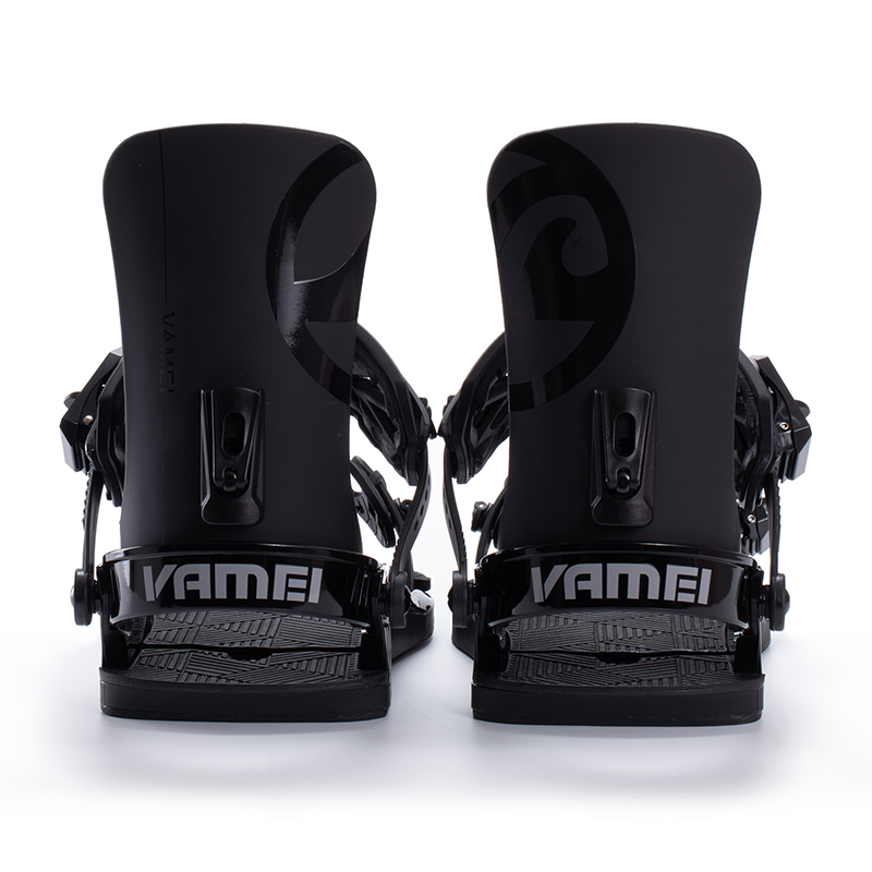 VAMEI Black Classic Snowboard Bindings