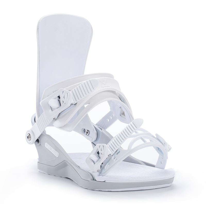 VAMEI Classic Snowboard Bindings - Glacier White
