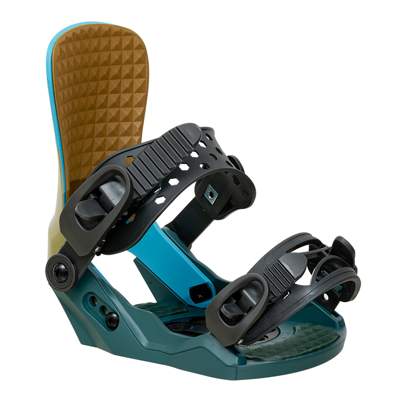 VAMEI Kids Snowboard Bindings - Green