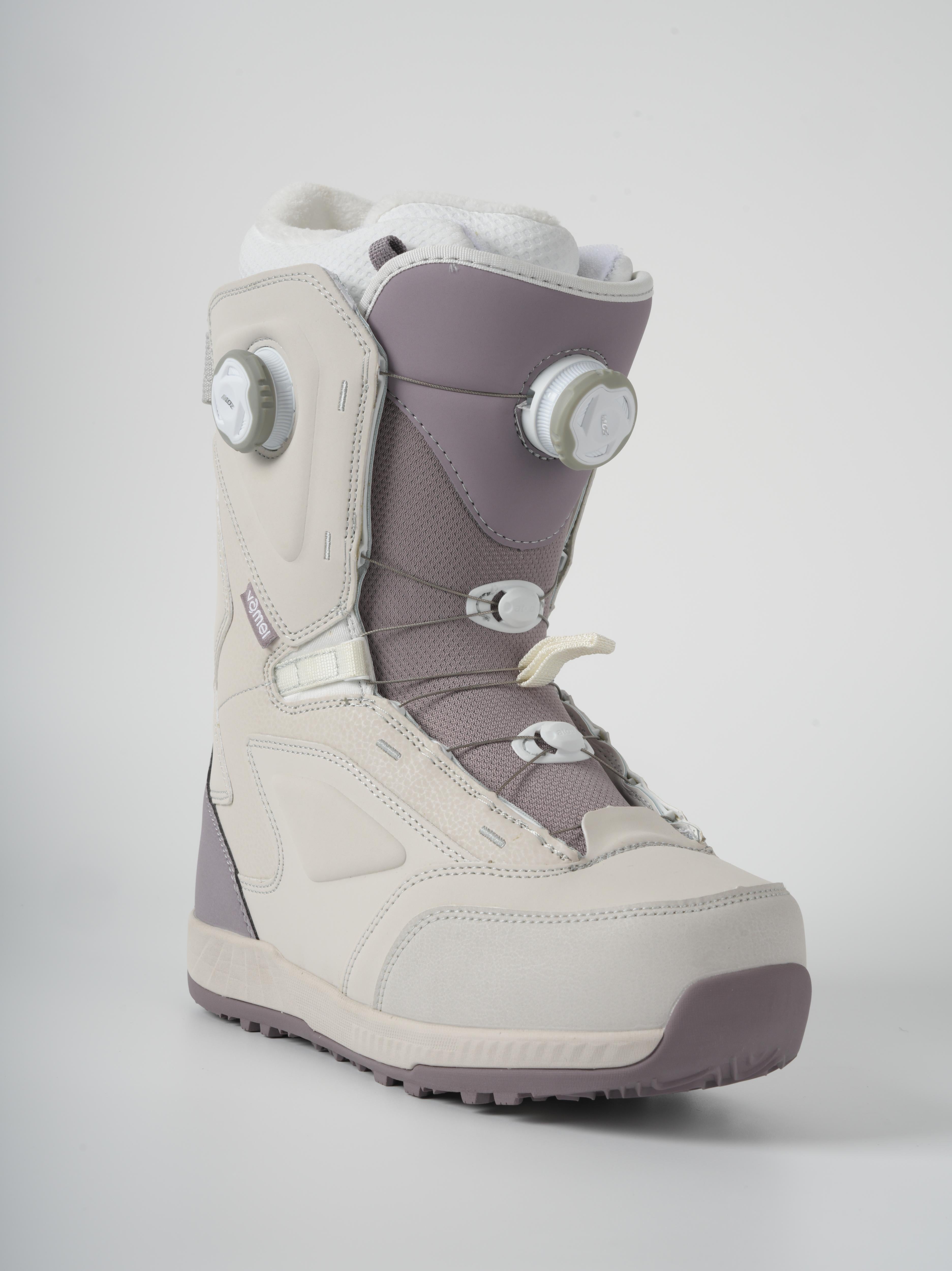 Vamei Lavender Mist Dual Knob Snowboard Boots