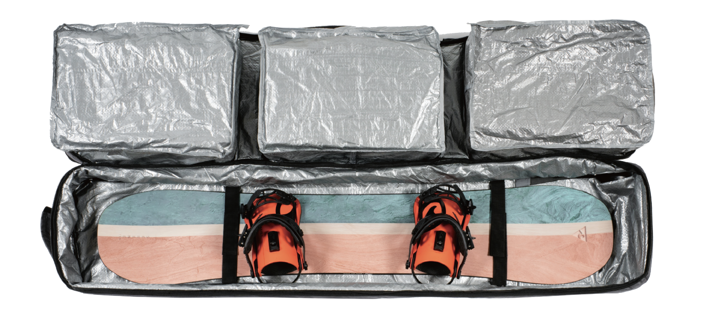 Vamei Snowboard Bag with Wheels - Grey